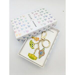 Pixar x BaubleBar Toy Story Alien pizza planet harm Keychain Limited Edition New